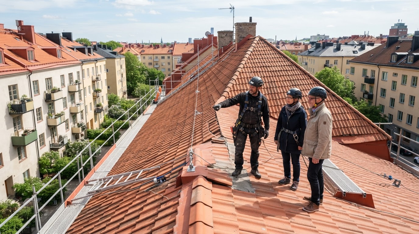 Takbyte i bostadsrättsförening – process, ansvar och kostnad