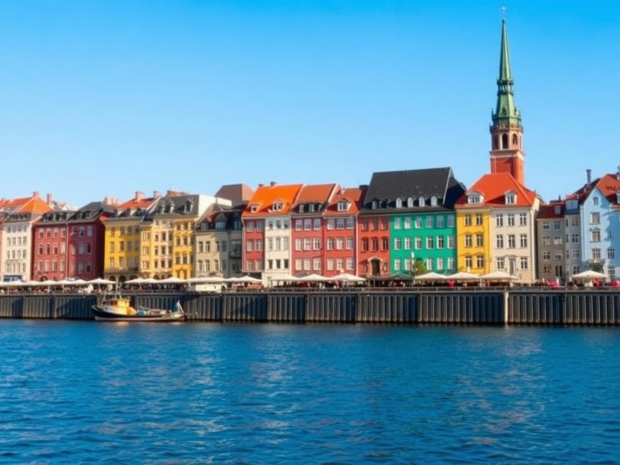 Stockholms skyline med Gamla stan